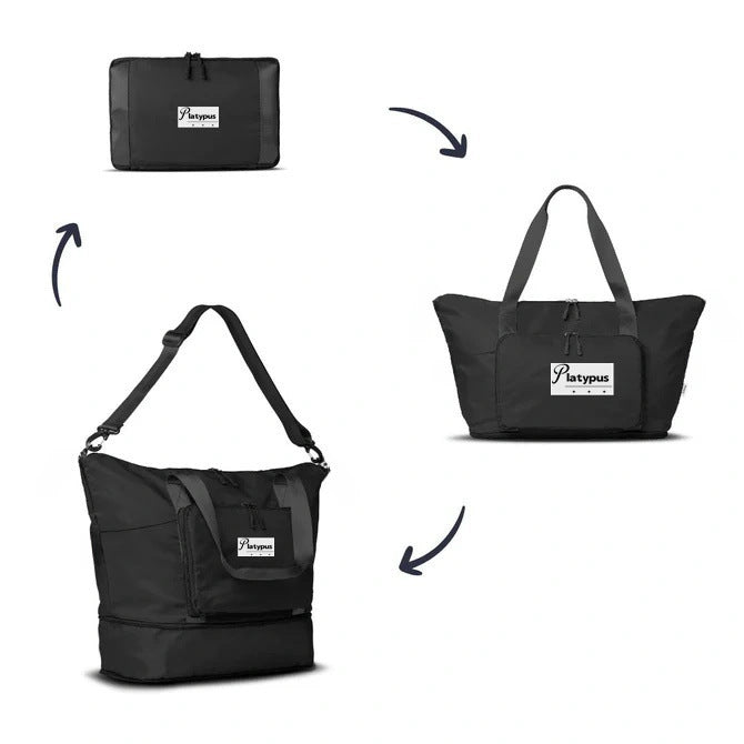 Folding Travel Bag Large Capacity Can Expand Waterproof Sports Gym Bag