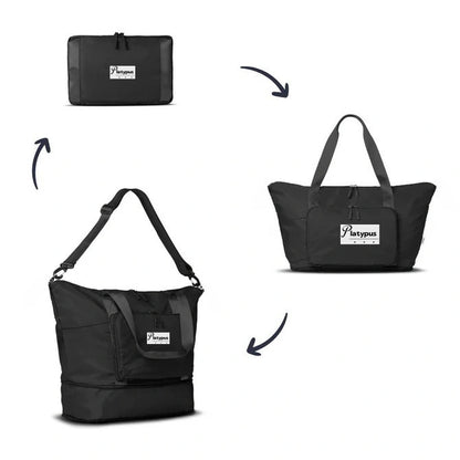 Folding Travel Bag Large Capacity Can Expand Waterproof Sports Gym Bag